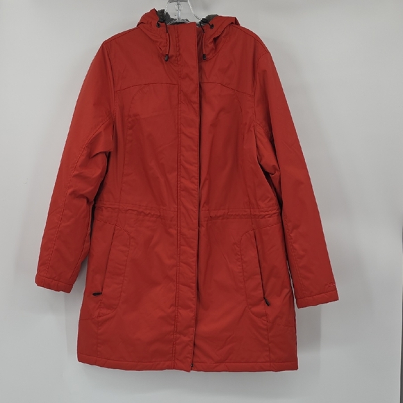 L.L. Bean Vibrant Red Women's Winter Warmer Coat Size L